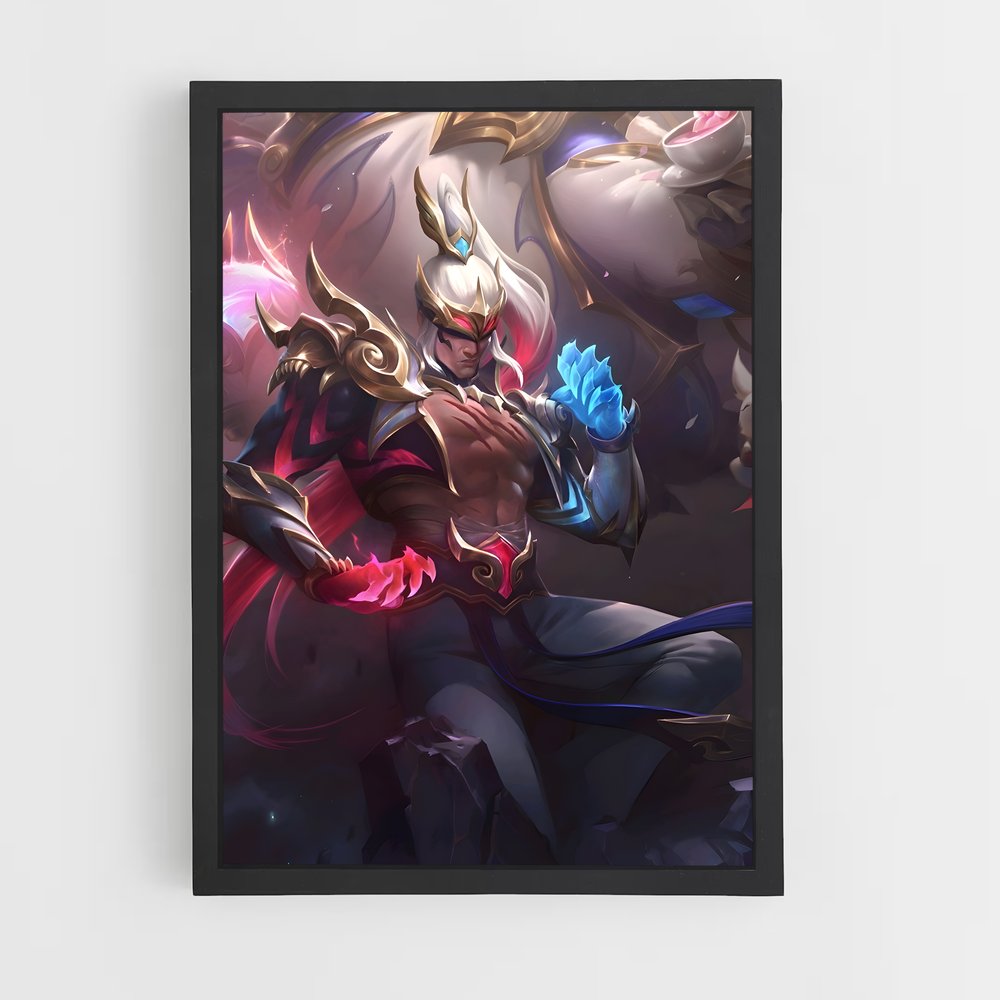 Poster L'Art de Lee Sin – affiche League Of Legends (vue 2)